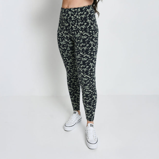 Legging taille haute Everyday - Marine/Vert Floral
