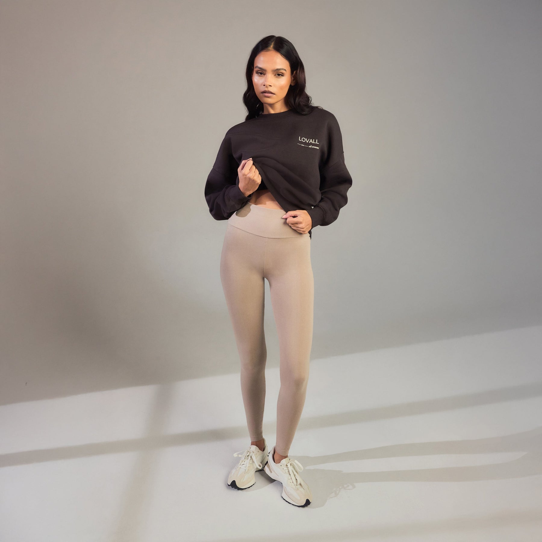 Legging taille haute Everyday - Oatmeal Avione