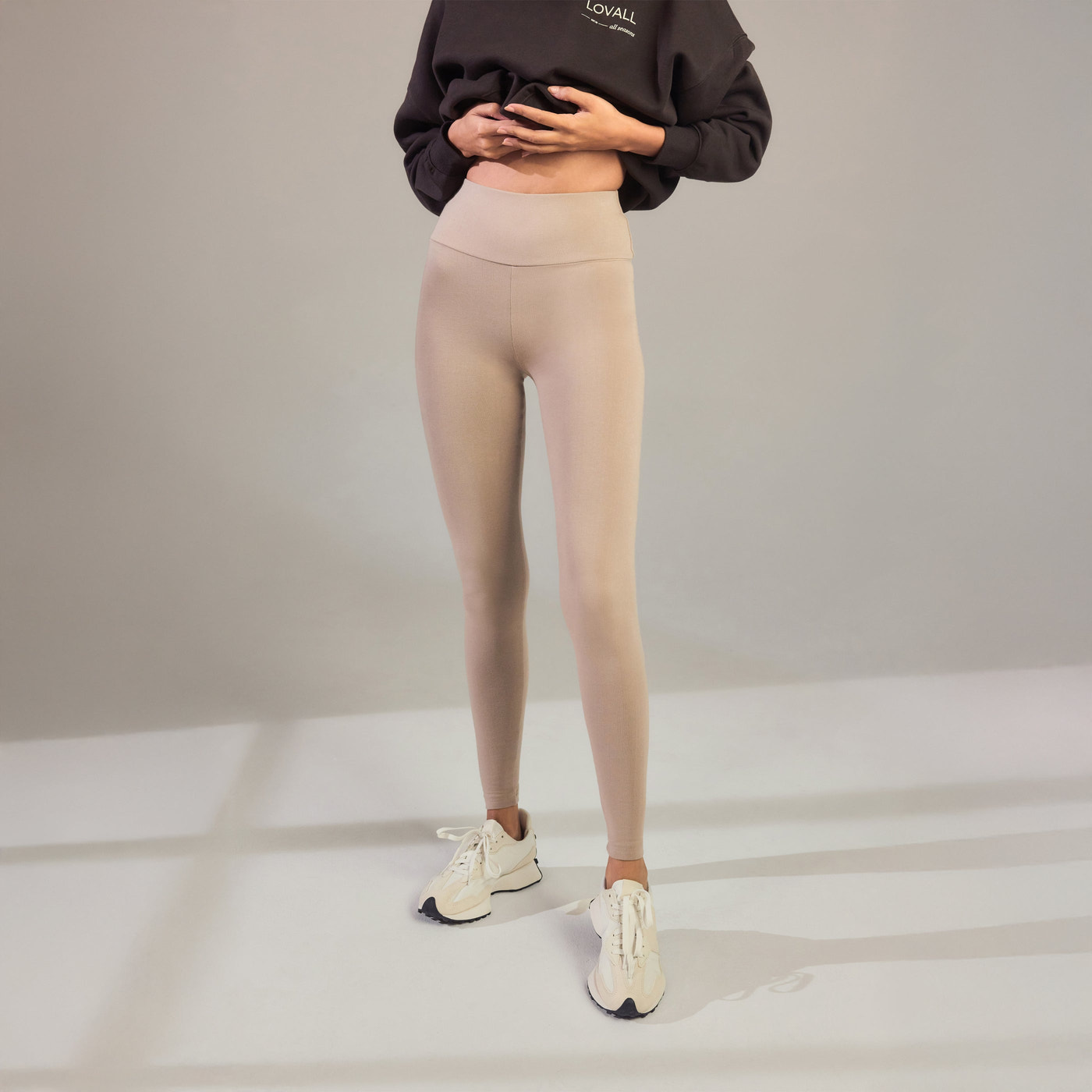Legging taille haute Everyday - Oatmeal Avione