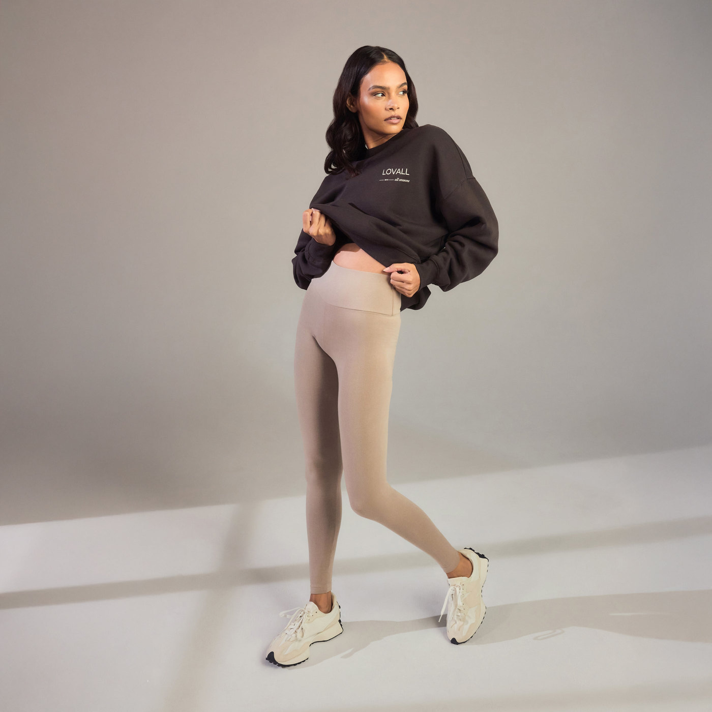 Legging taille haute Everyday - Oatmeal Avione