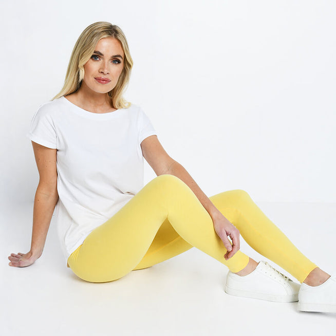 Legging taille haute Everyday - Pastel Blanche