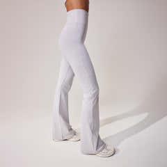 Legging Évasé Ultime Quotidien - Gris Chiné Clair