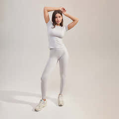 Legging Essentiel Ultime - Gris chiné clair