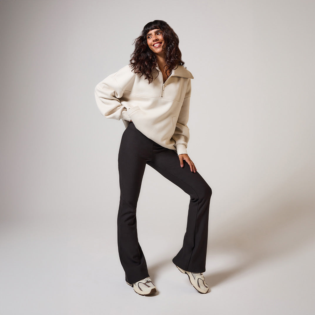 Legging Winter Flare grande taille - Black Coffee