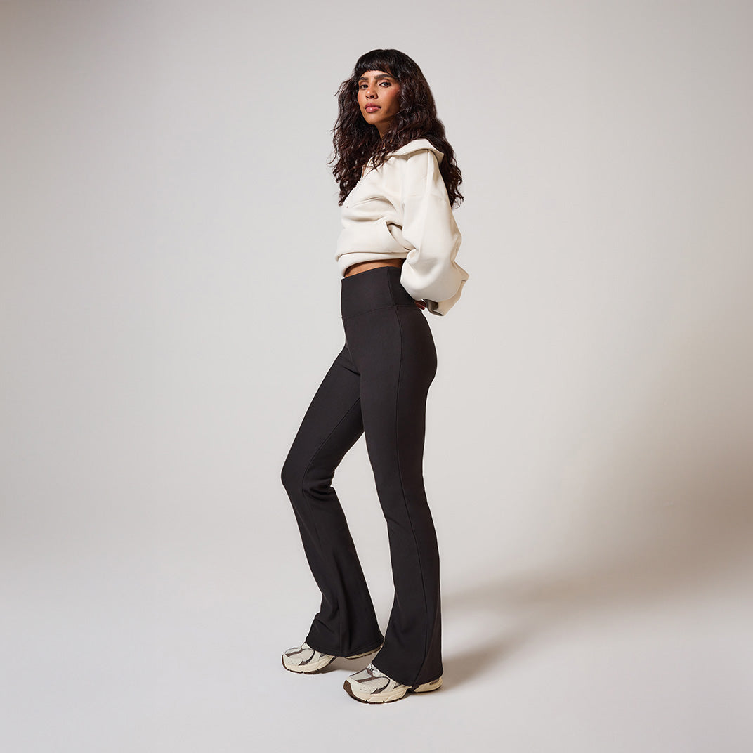 Legging Winter Flare grande taille - Black Coffee