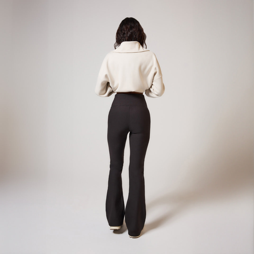 Legging Winter Flare grande taille - Black Coffee