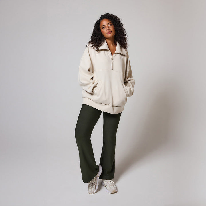 Legging évasé Winter - Vert olive foncé