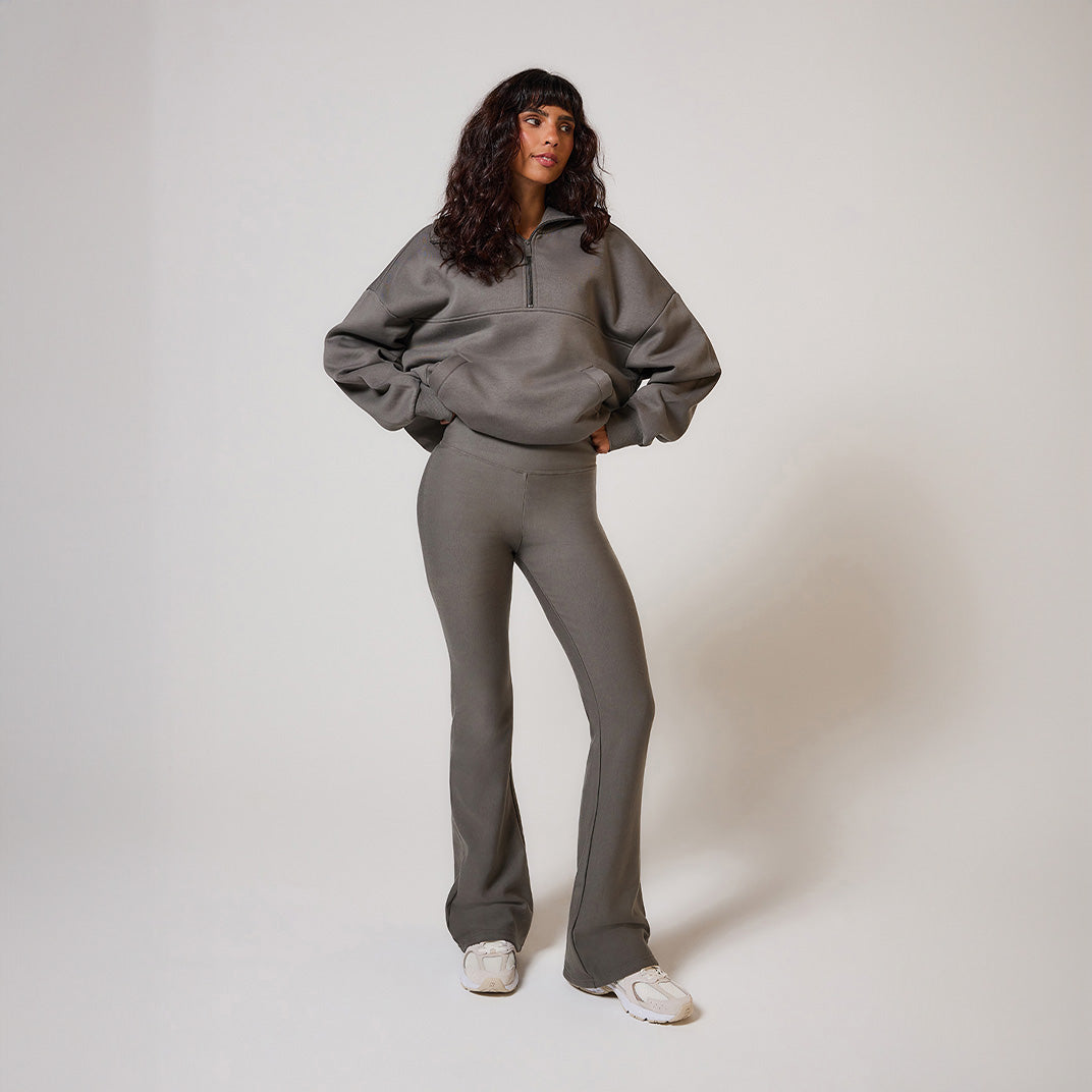 Legging Winter Flare - Slate Green