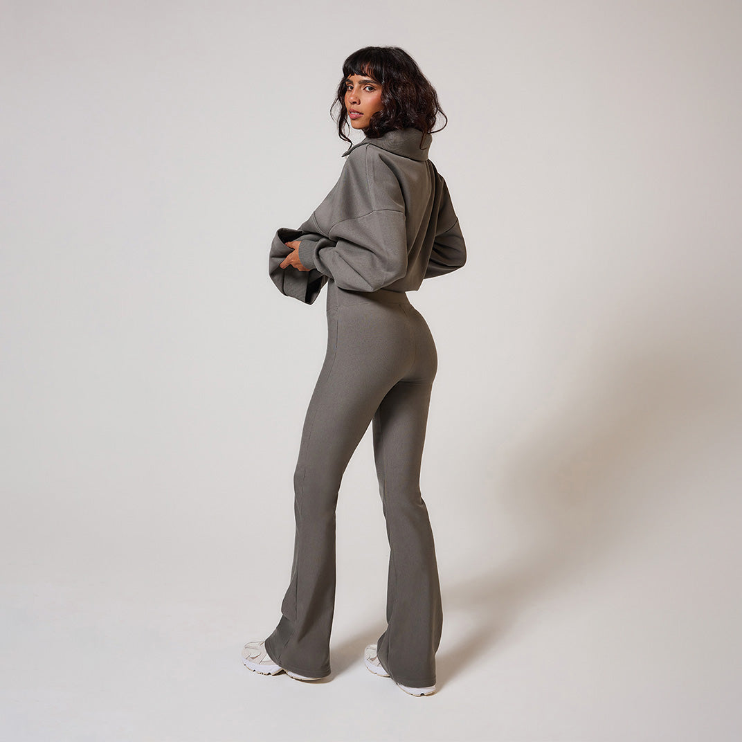 Legging Winter Flare - Slate Green