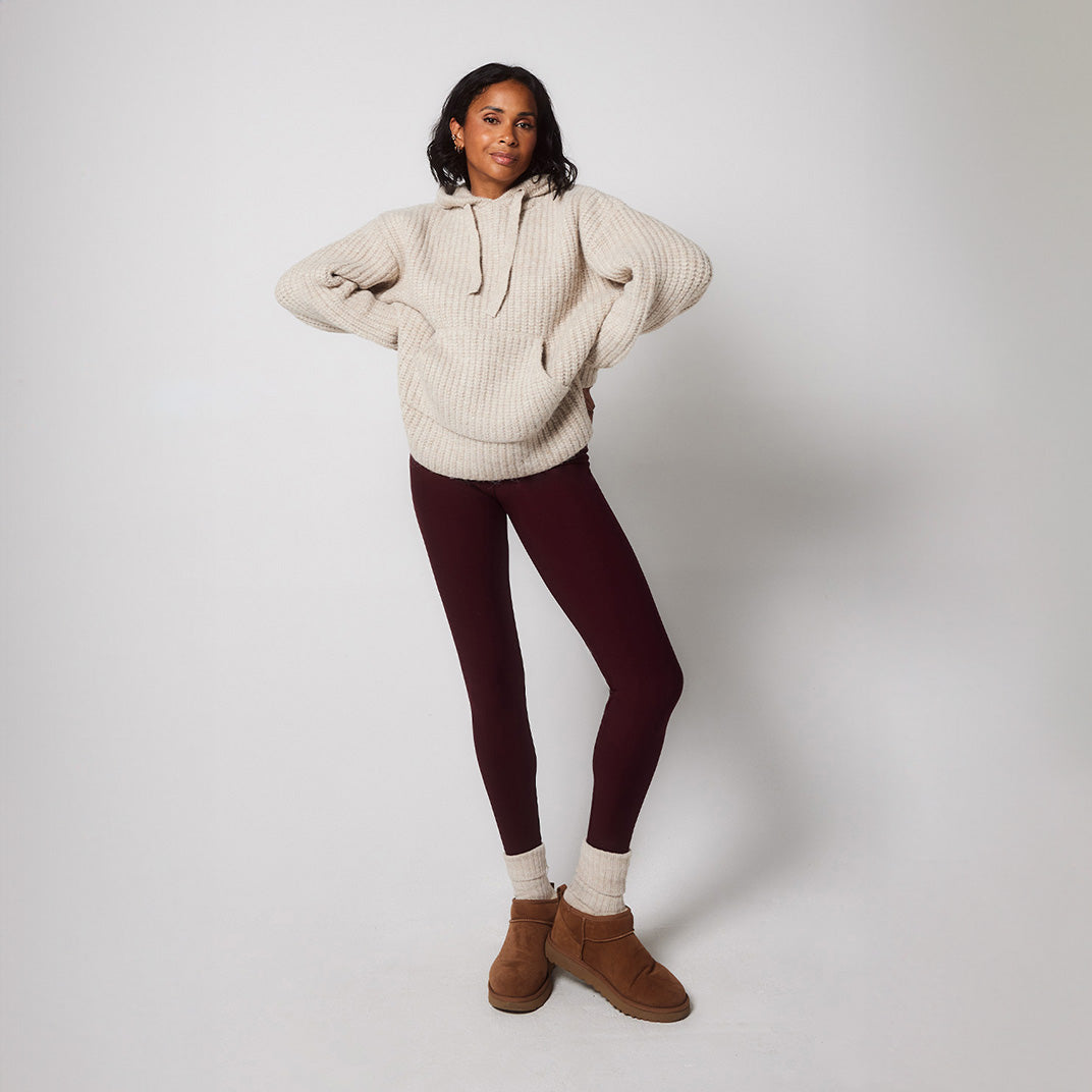 Legging taille haute Winter Everyday - Burgundy