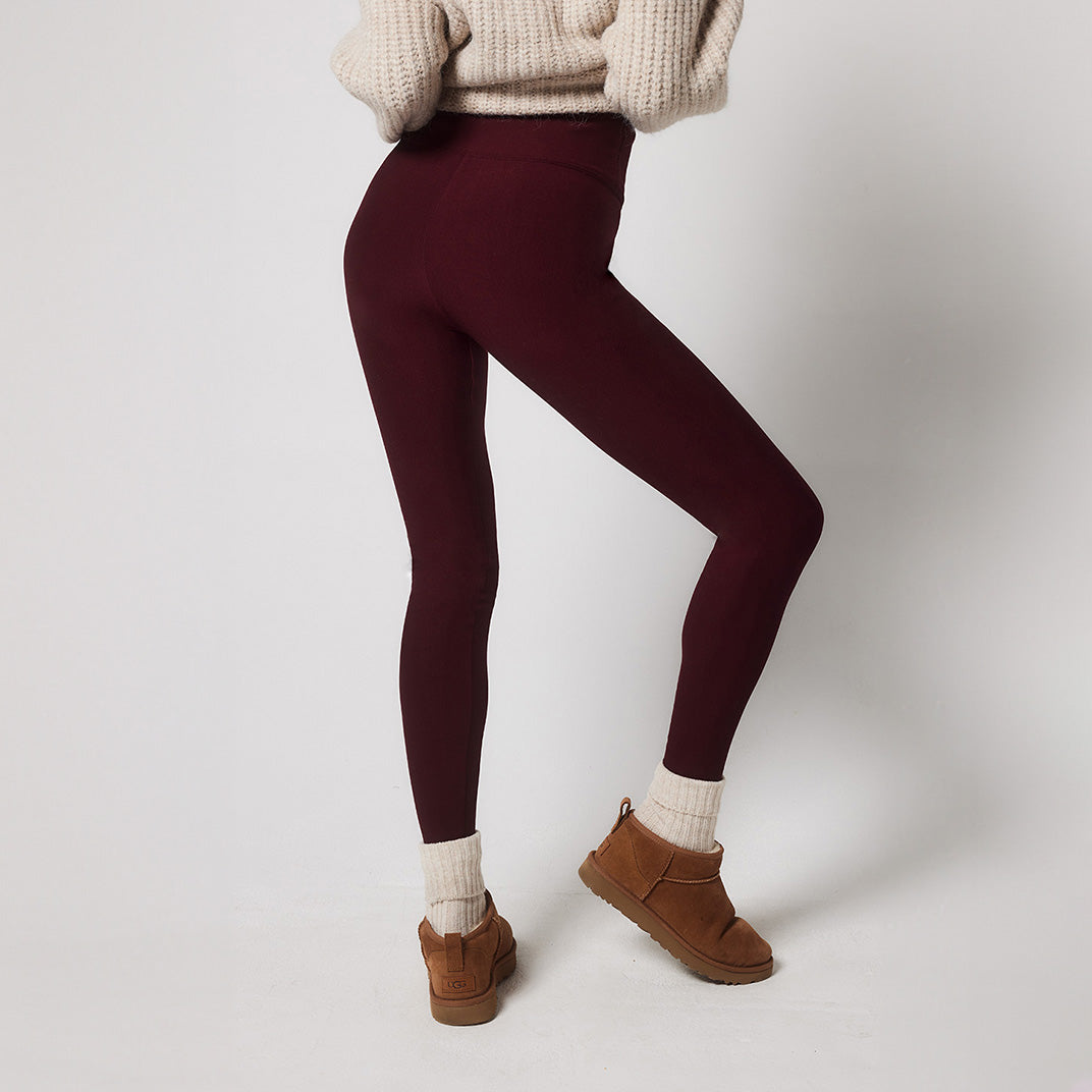 Legging taille haute Winter Everyday - Burgundy