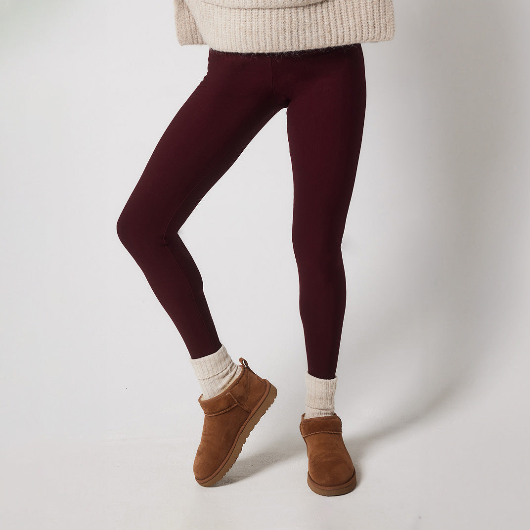 Legging taille haute Winter Everyday - Burgundy