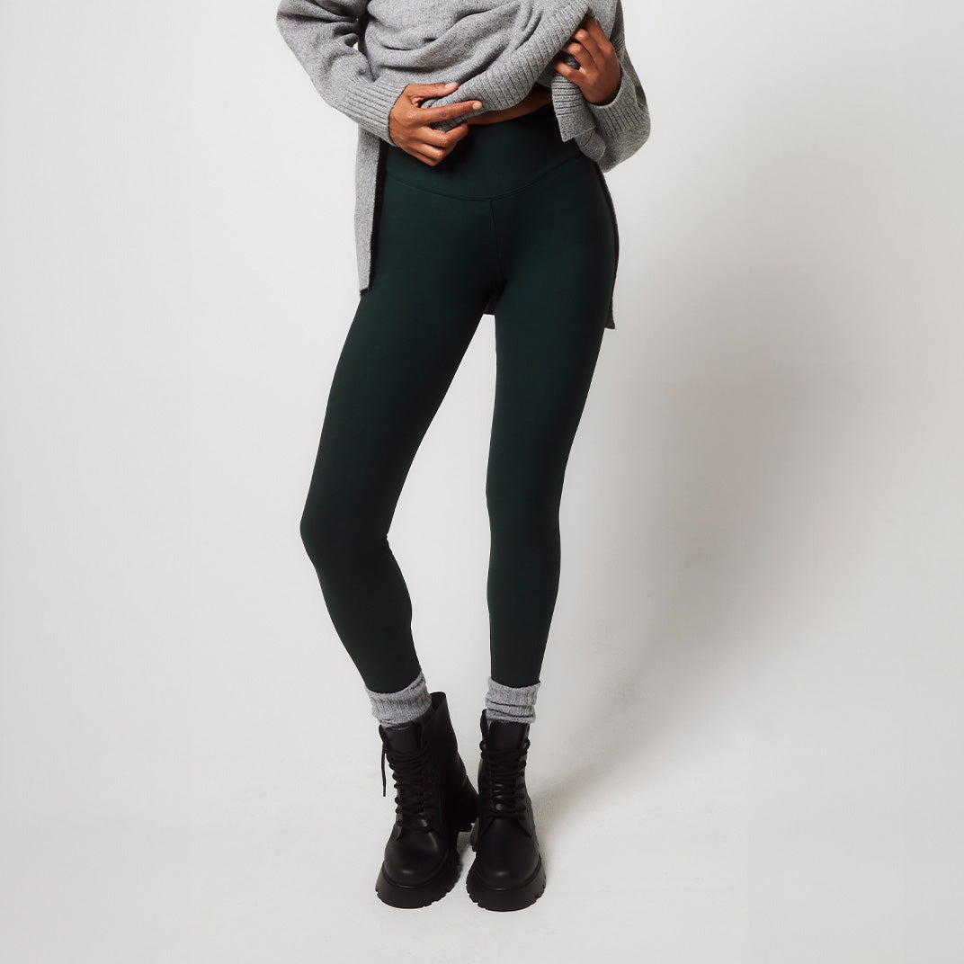 Legging taille haute grande taille Winter Everyday - Deep Forest