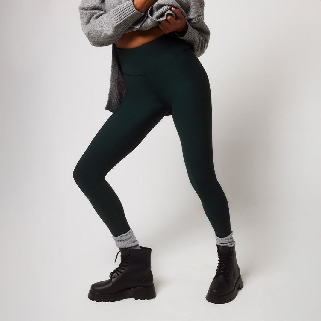 Legging taille haute grande taille Winter Everyday - Deep Forest