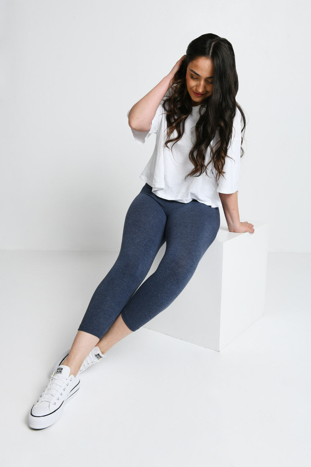 Legging court Everyday - Infinity Bleu Marl