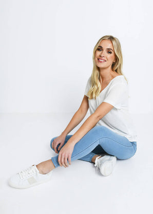 Jegging grande taille 7/8e - Light Bleu