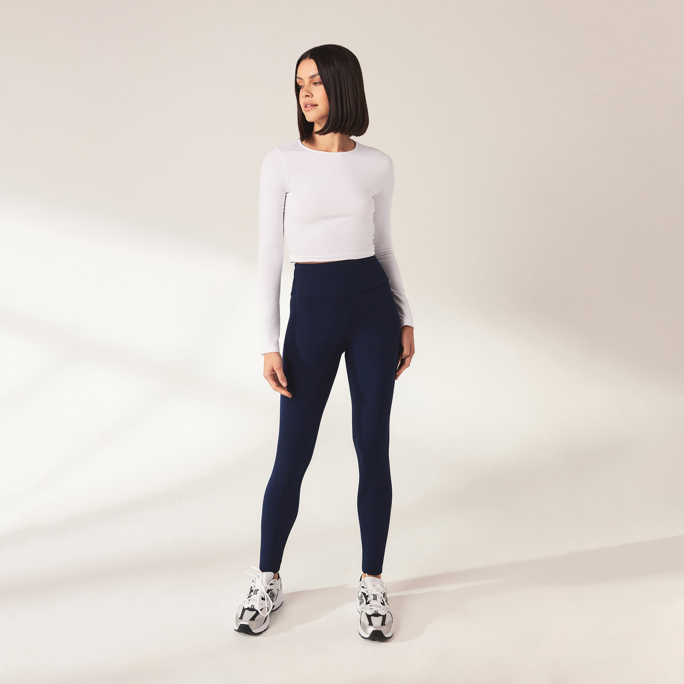 Legging léger taille haute Everyday - Marine