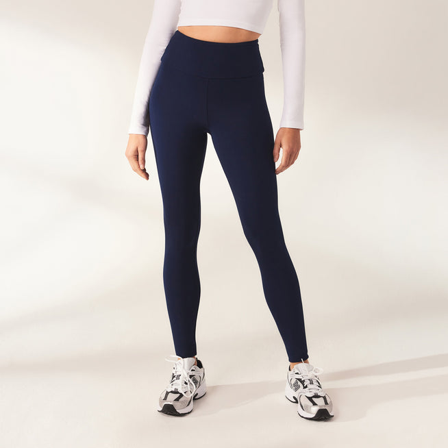 Legging léger taille haute grande taille Everyday - Marine