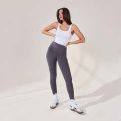 Leggings taille haute légers pour tous les jours - Gris Odyssey