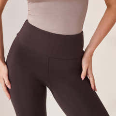 Legging taille haute léger pour le quotidien - Café noir