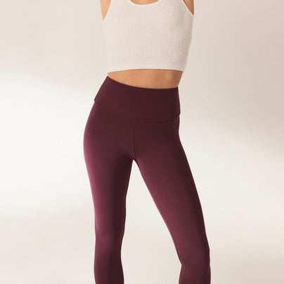 Legging léger taille haute Everyday - Burgunder