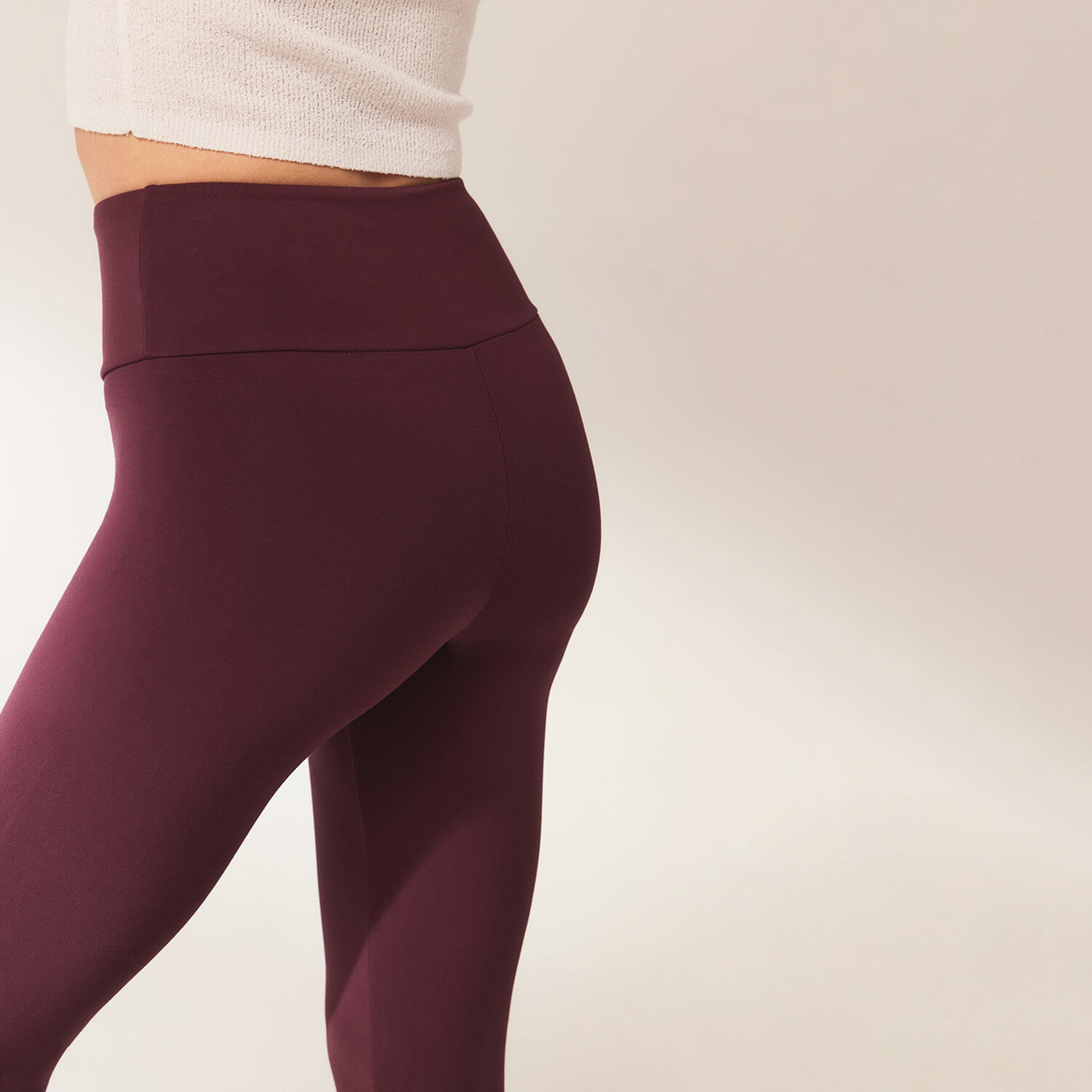Legging léger taille haute Everyday - Burgunder