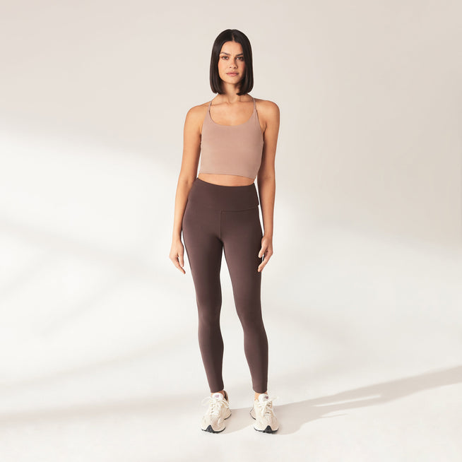 Legging léger taille haute Everyday - Espresso Marron