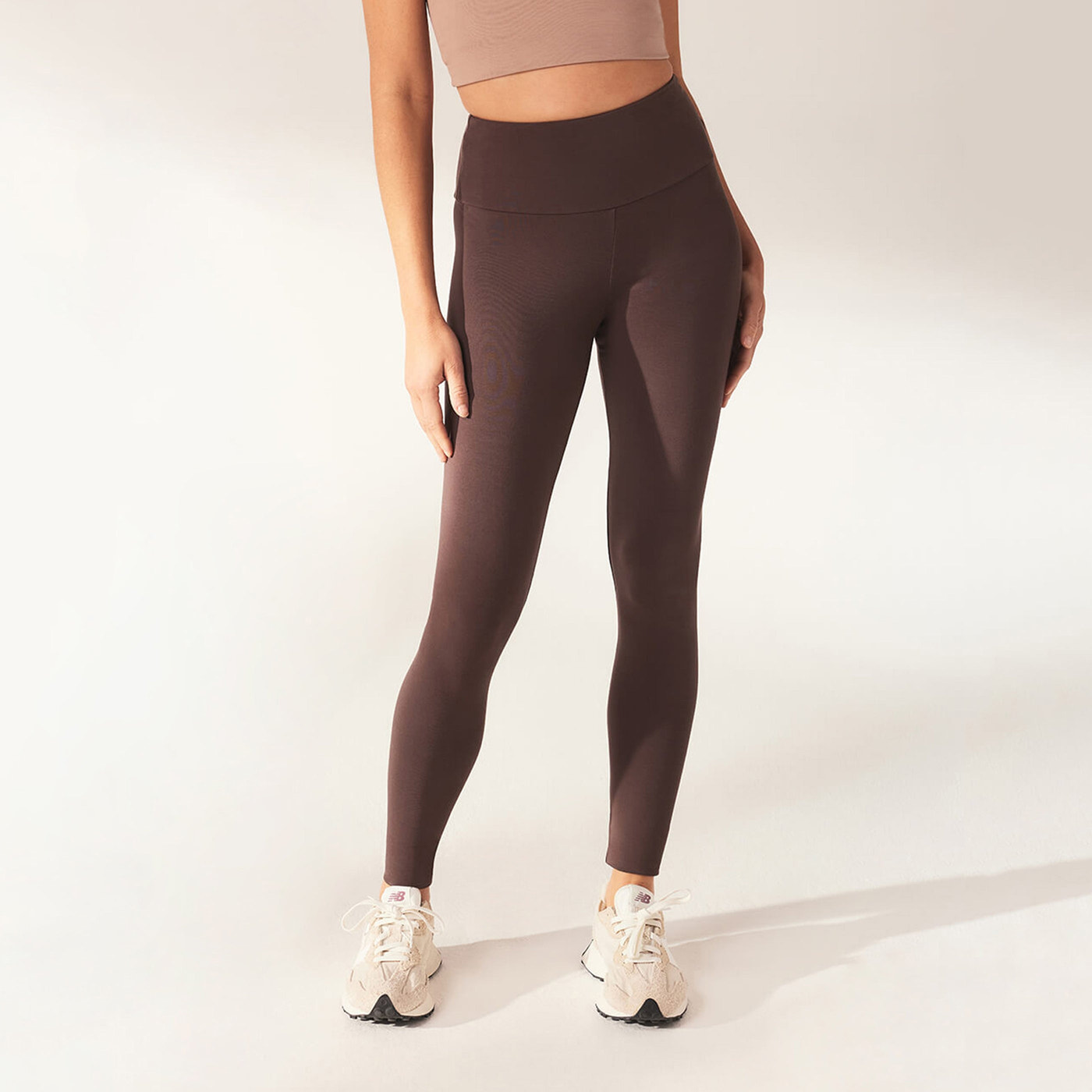 Legging léger taille haute Everyday - Espresso Marron