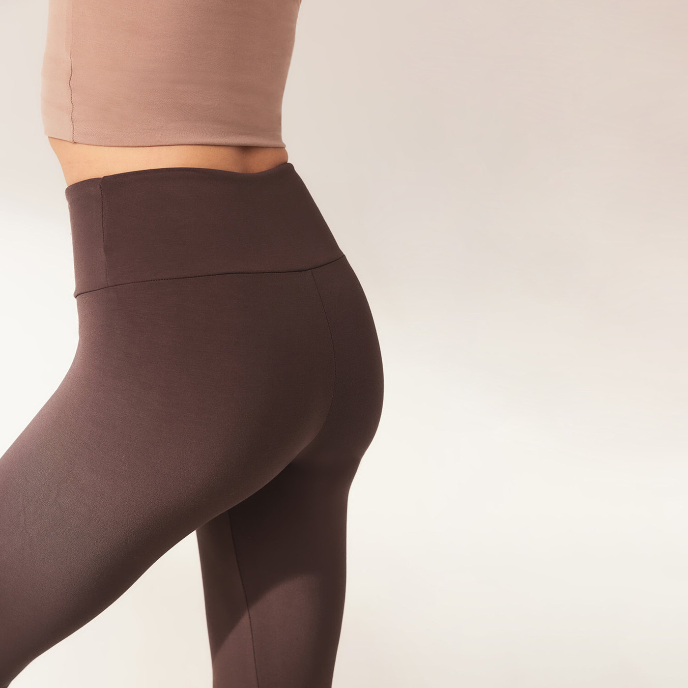 Legging léger taille haute Everyday - Espresso Marron