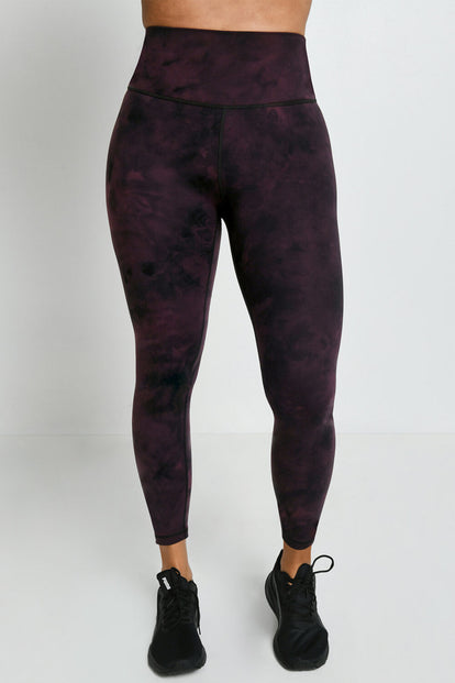 Legging 7/8e taille haute Revitalise - Dark Cherry Tie Dye