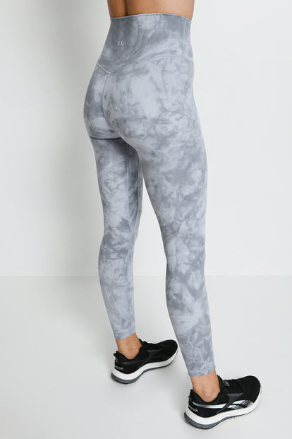 Legging 7/8e taille haute Revitalise - Sky Grey Tie Dye