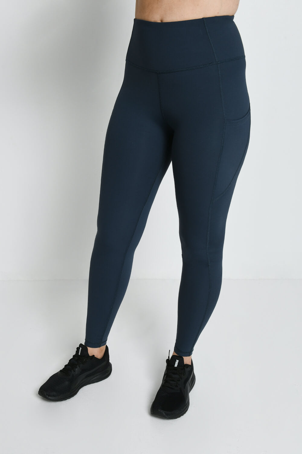 Legging de sport taille haute Energise - Thunder Bleu