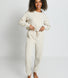 Pantalon de jogging Lounge-Luxe - Vanilla Marl
