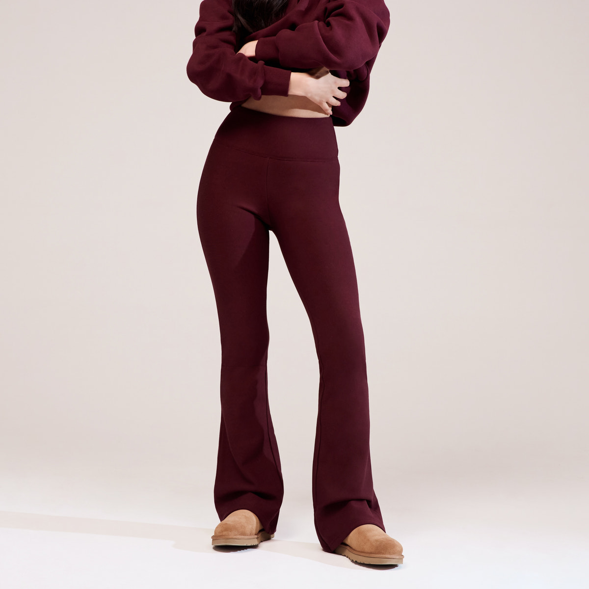 Legging évasé hiver - Bordeaux