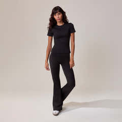Legging Évasé Ultime Quotidien - Noir