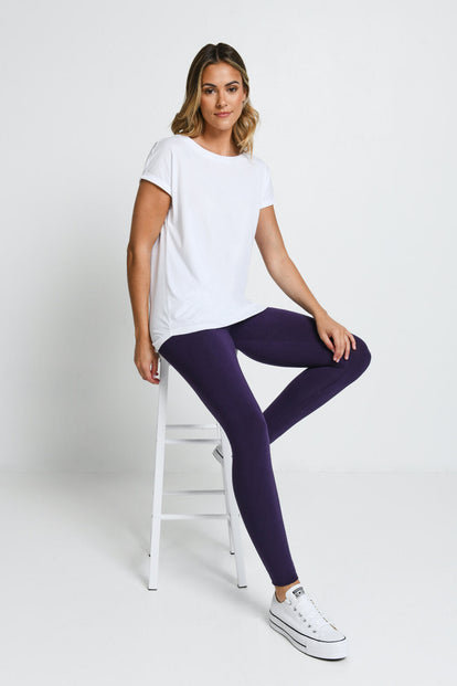 Legging léger taille haute grande taille Everyday - Acai Purple