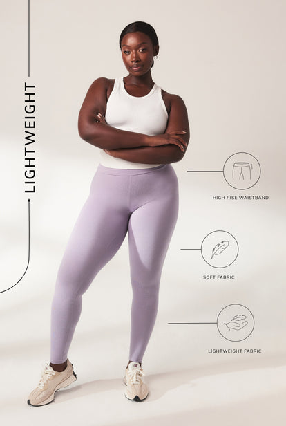 Legging léger taille haute Everyday - Mauve