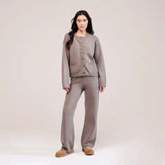 Cardigan en maille douce - Mocha