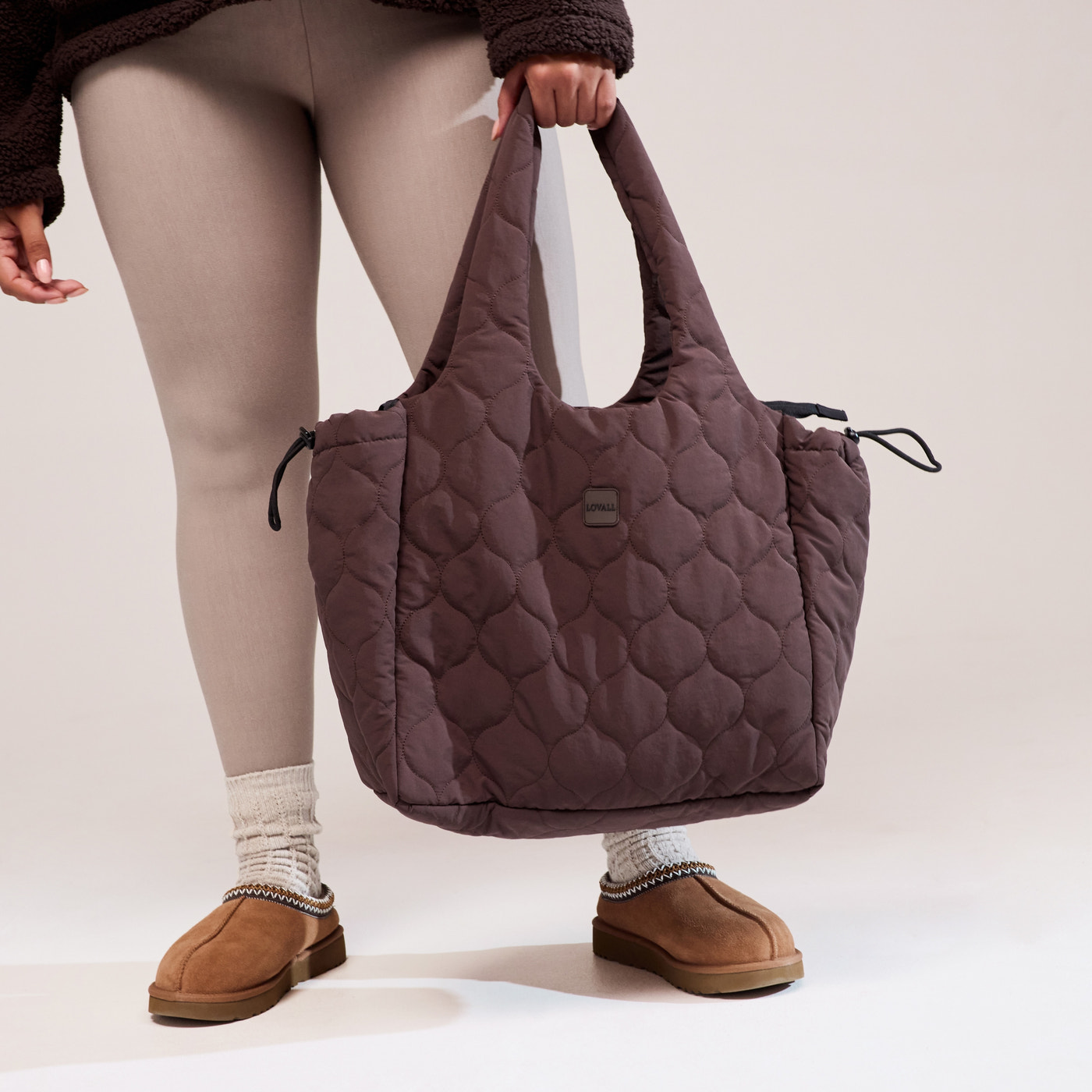 Sac matelassé - Marron expresso