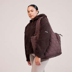 Sac matelassé - Marron expresso
