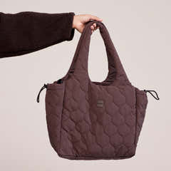 Sac matelassé - Marron expresso