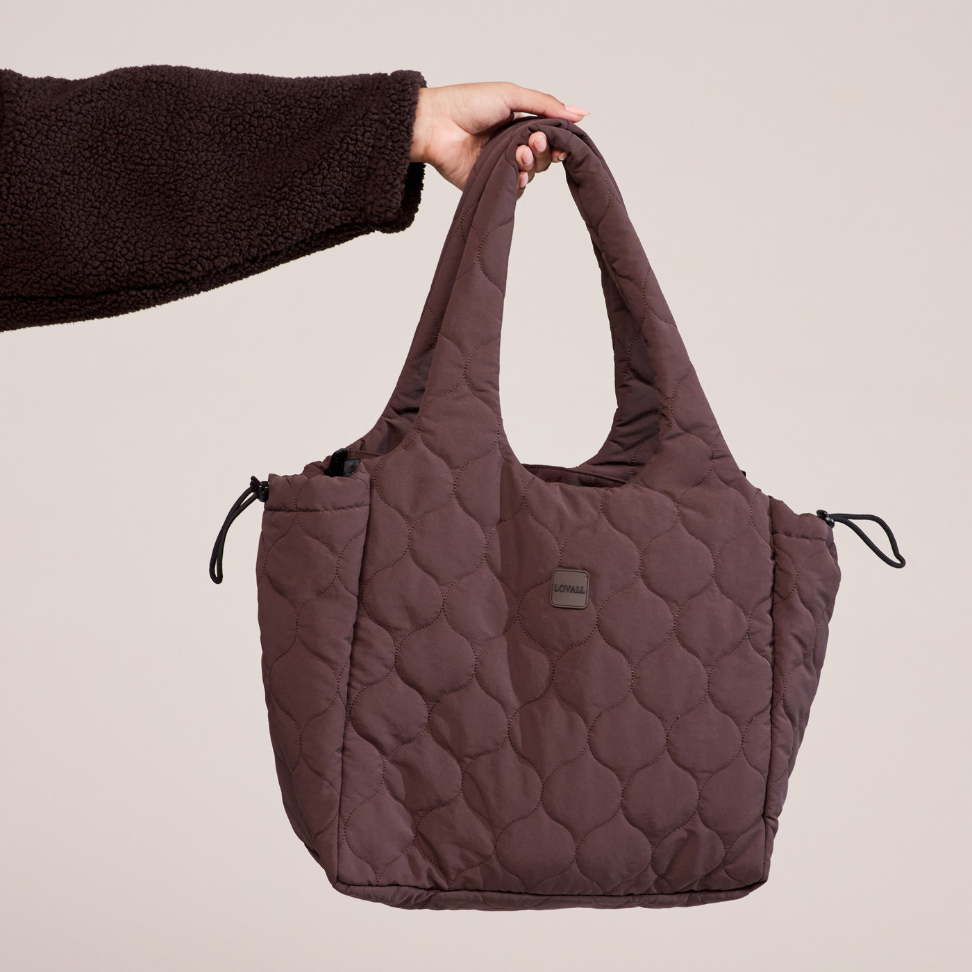 Sac matelassé - Marron expresso