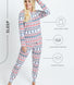 Ensemble de pyjama tout doux - Blanc Christmas Print