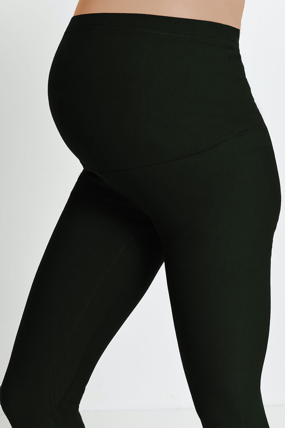 Legging de grossesse d'hiver de tous les jours - Olive foncé