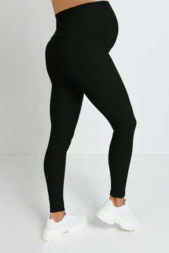 Legging de grossesse d'hiver de tous les jours - Olive foncé