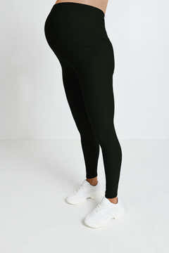 Legging de grossesse d'hiver de tous les jours - Olive foncé