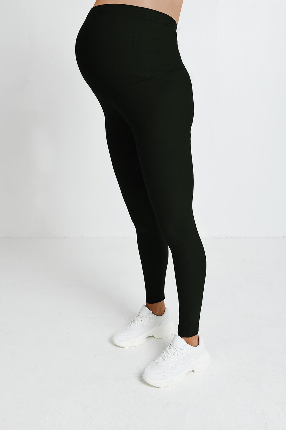 Legging de grossesse d'hiver de tous les jours - Olive foncé