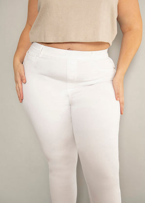 Jegging 7/8e grande taille Ultimate - Blanc