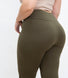 Legging taille haute grande taille Everyday - Kaki