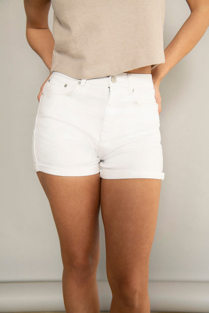 Short en jean Everyday - Blanc